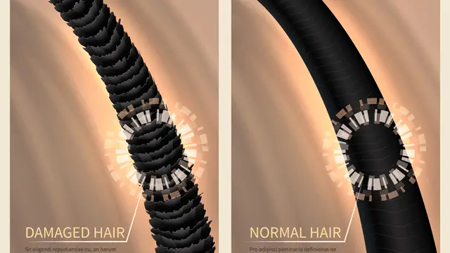 hygral fatigue - Normal Hair vs Damaged hair