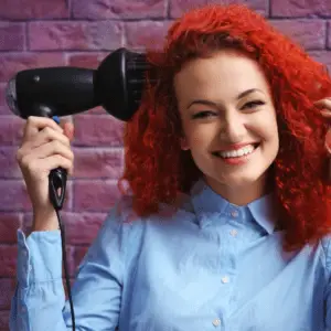 How to blow dry curly hair