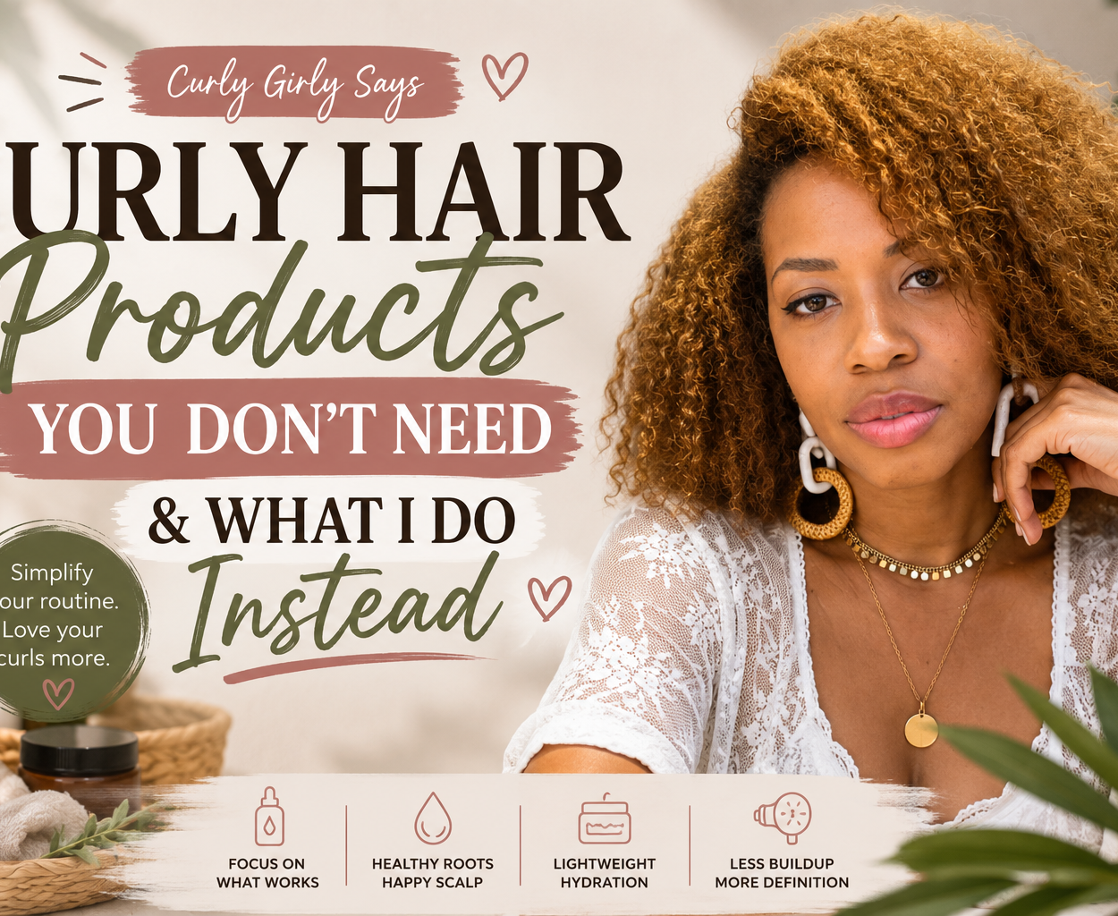 Curly Hair products you don't need and what I do instead