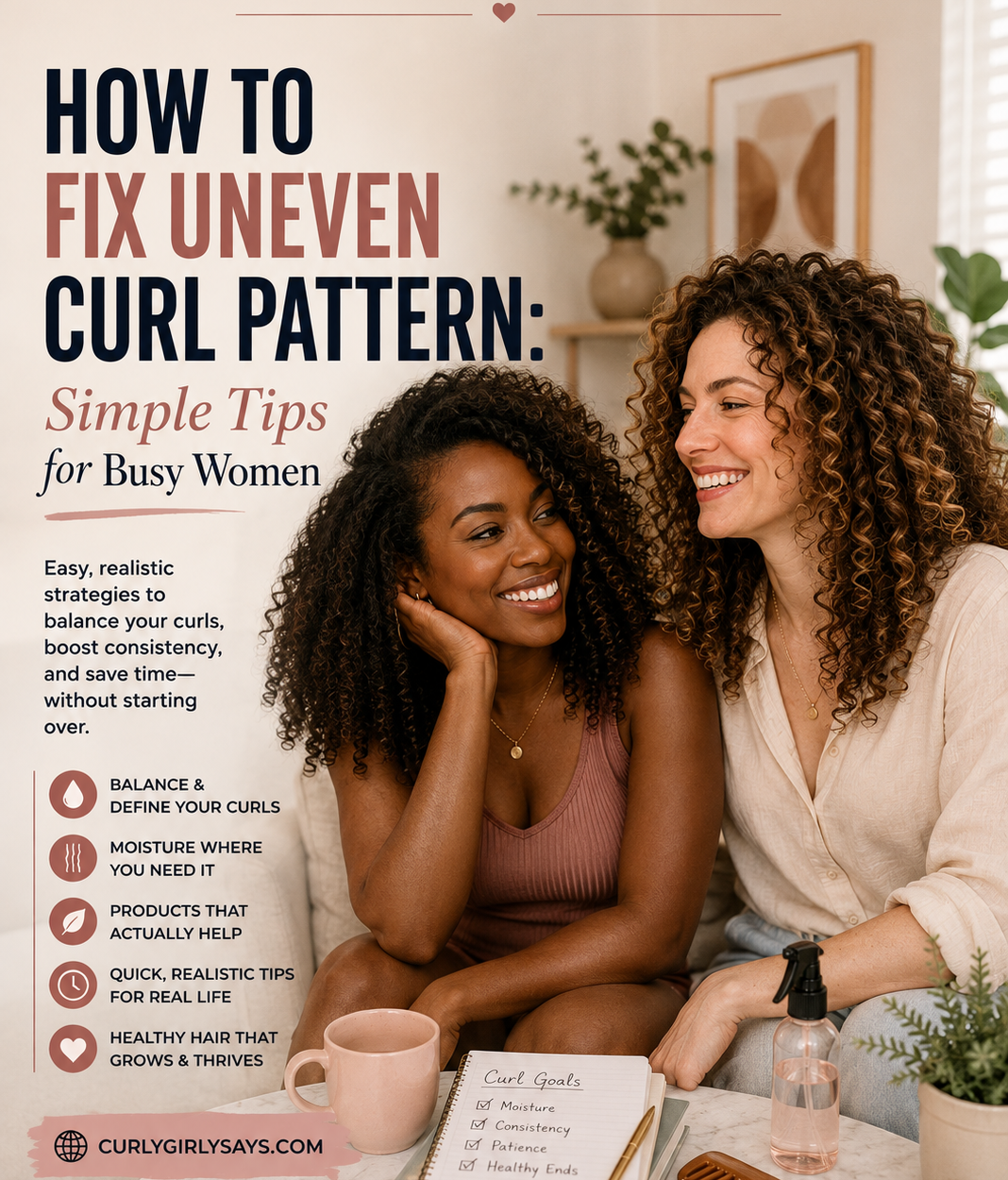 How to fix uneven curl pattern — fix uneven curl pattern