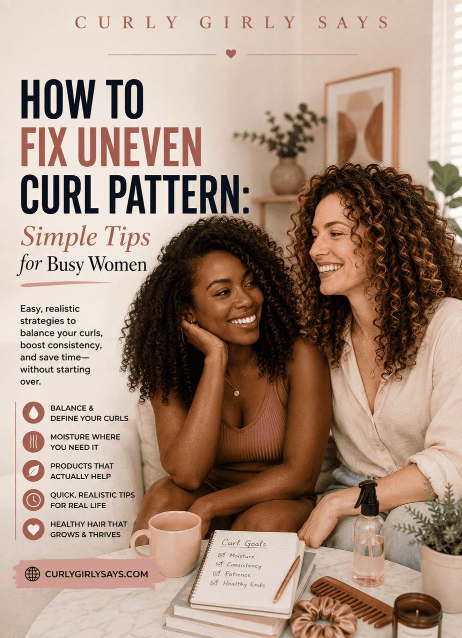 How to fix uneven curl pattern