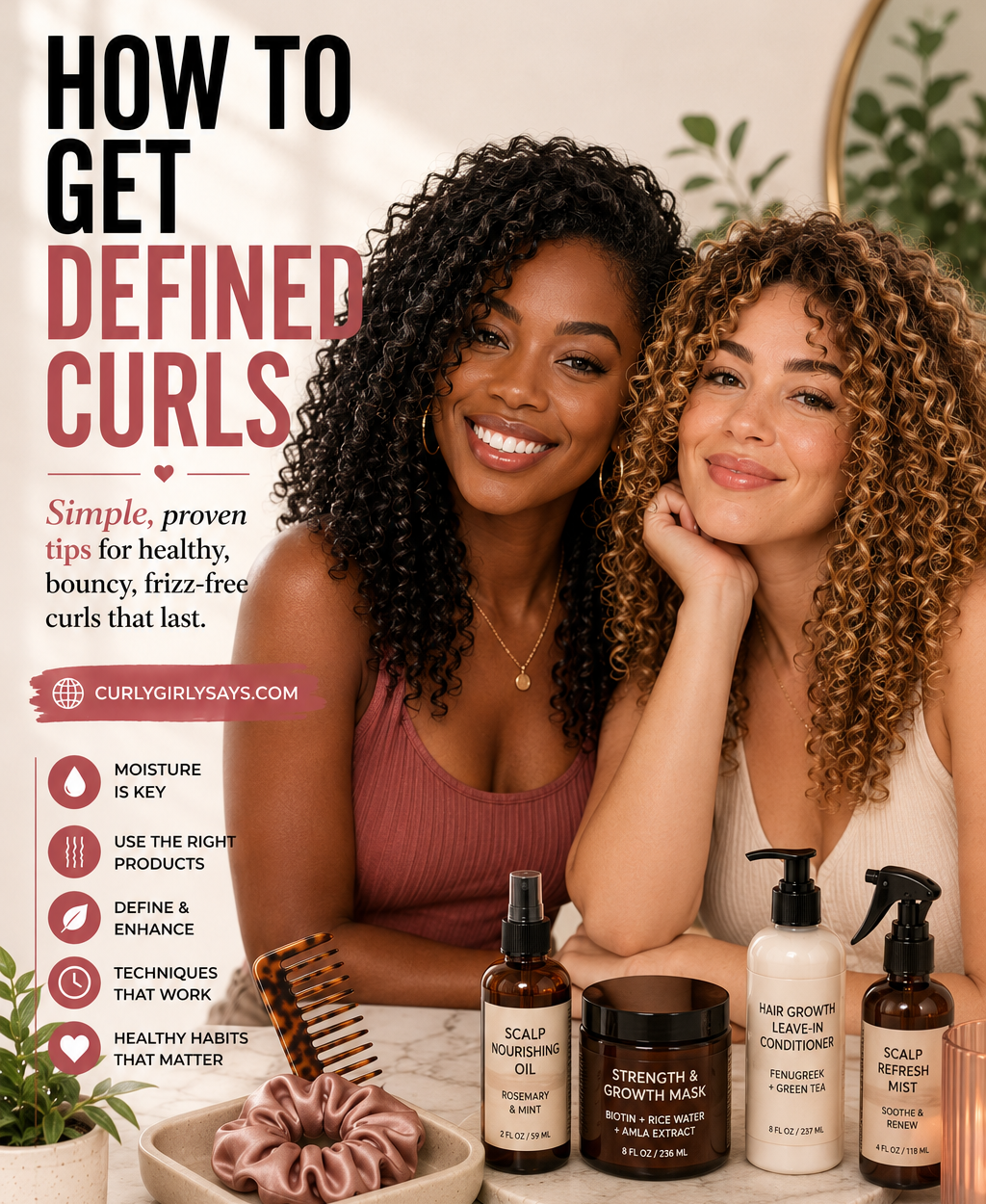 How To Get Defined Curls — defined curls