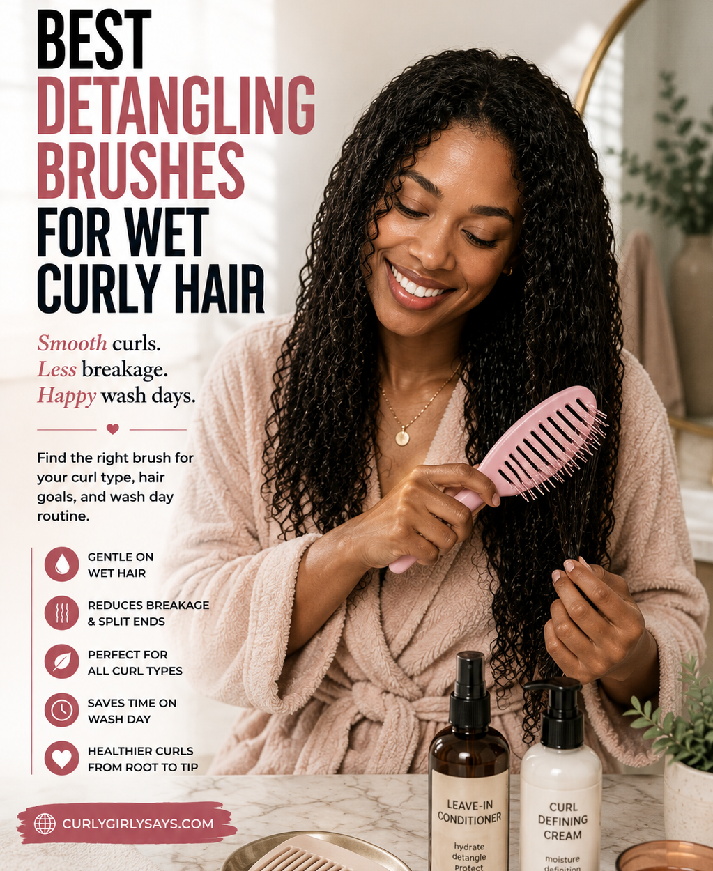 Best Detangling Brushes for Wet Curly Hair — detangling brushes