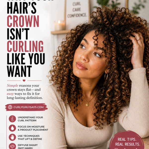 Why Your Hair's Crown Isn't Curling Like You Want — crown isn't curling