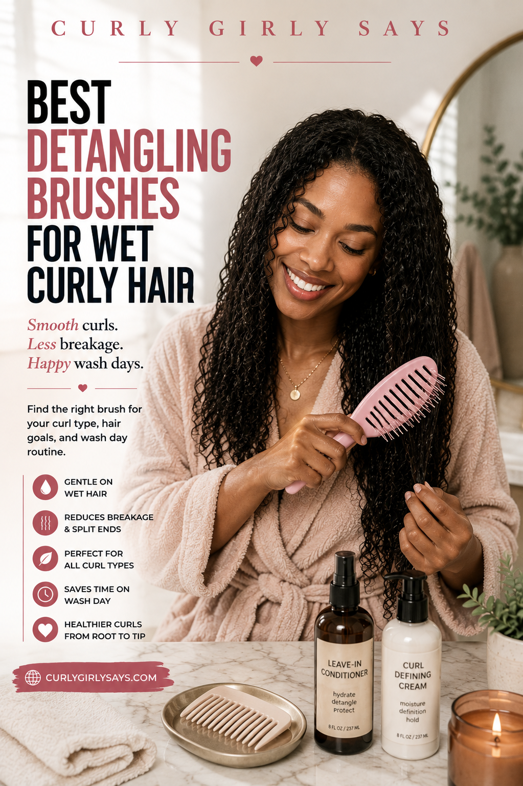 Best Detangling Brushes for Wet Curly Hair