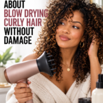 The Truth About Blow Drying Curly Hair Without Damage — blow drying curly hair